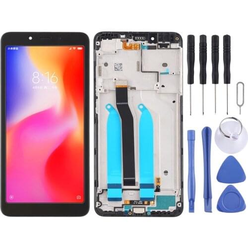 IPartsBuy for Xiaomi Redmi 6A / Redmi 6 LCD Screen and Digitizer Full Assembly with Frame