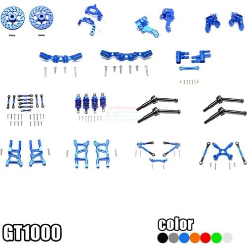 CNC machined aluminum alloy car modification kit for TRAXXAS 1/10 4WD GT4-TEC 2.0