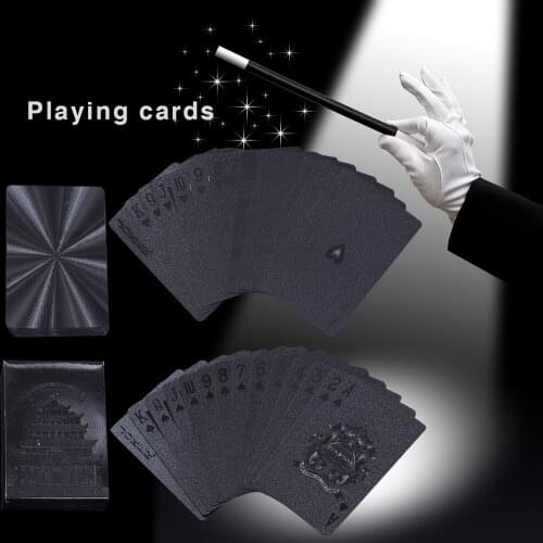 Creative Poker Plastic PET Foil Waterproof Playing Cards Novelty Collection Board Game For Family Gathering Party Table Game