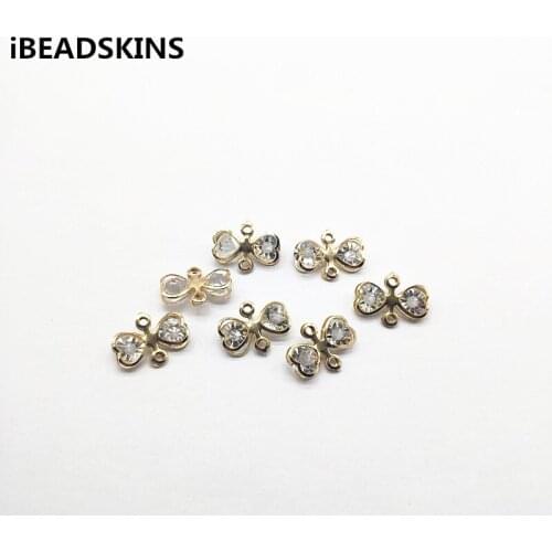 New arrival! 12x15mm Heart shape Rhinestone Connectors Jewelry Accessories for Earrings parts,Accessories,hand Made Jewelry DIY