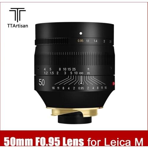 TTartisan 50mm F0.95 Lens Super Aperture Lens for Leica M mount M9 M240 M10 Camera Lens