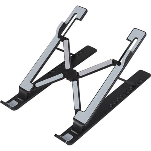 Portable Laptop Holder Stand Notebook Adjustable Height Bracket Cradle Lifting Cooling Holder with Non-slip Pad