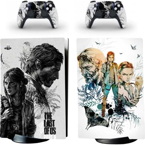 The Last of Us PS5 Digital Edition Skin Sticker Decal Cover for PlayStation 5 Console and 2 Controllers PS5 Skin Sticker Vinyl