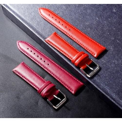 Watches Band 14 15 16 17 18 19 20 MM Fashion Leather Straps Watchbands Watch Watch accessories High Quality 5 colors For Women