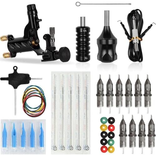 Dragonfly Rotary Tattoo Machine Shader Liner Motor Gun Handle Kit for Artists
