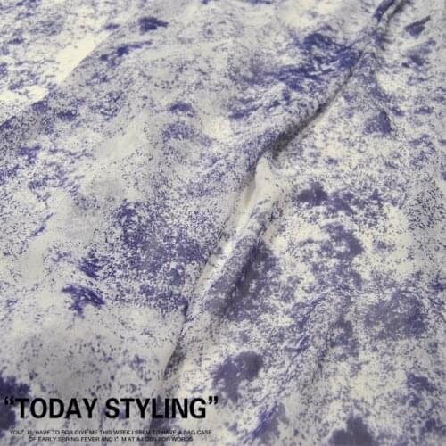 LEO&LIN Large and Wide Hazy White Silk Georgette Chiffon Clothing Fabric DIY Patchwork Tissue