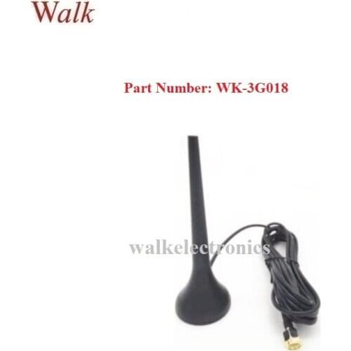 Sma male waterproof outdoor use magnetic mount gsm 3g whip antenna gpsr multi band car antenna