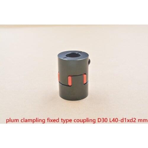 Ball screw coupling black D30mm L40mm blue star plum shaped clamping flexible coupling shaft coupler encoder stepper motor