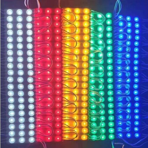 Led Module LED front window led module light sign bar SMD 2835 3LED Injection ip68 Waterproof Strip Light 12V