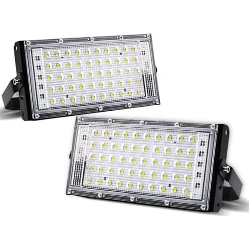 AC 220V LED Security Floodlight 50W Flood Lights Indoor Outdoor Garden Waterproof Lamp Garden Decoration Spotlight