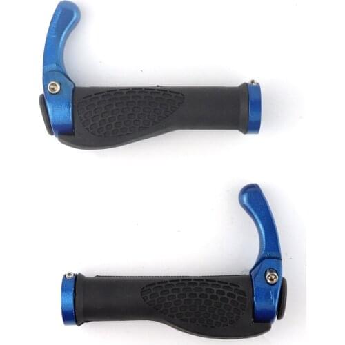 Bicycle Cycling Grips Mountain Bike Handle Rubber grips of Bilateral Lockable anti-skid Ergonomics Handlebar 5 Colors