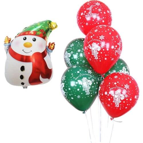 Merry Christmas Balloons New Year Christmas Party Decorations Big Santa Clause Christmas Tree Xmas Party Balloon Kids Gifts
