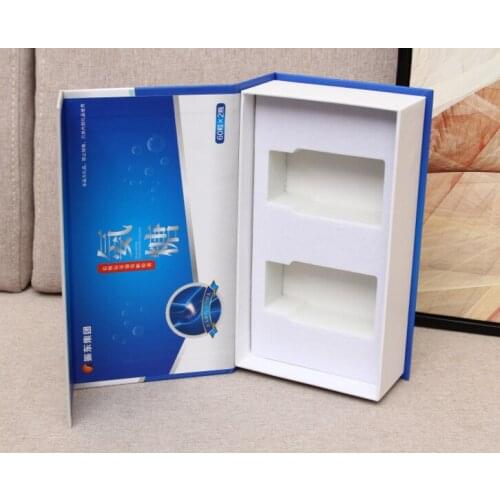 High quality white cardboard corrugated flat pack gift box ---DH11456