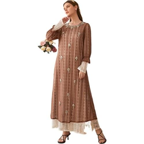 Kaftan Eid Mubarek Dubai Abaya Turkey Muslim Fashion Dress Islam Clothing Dresses for Women Vestidos De Moda Musulman Femme