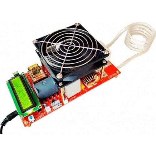 ZVS 2000W High Voltage Induction Heater Module Flyback Driver Heating Board + Coil +pump +power Adapter