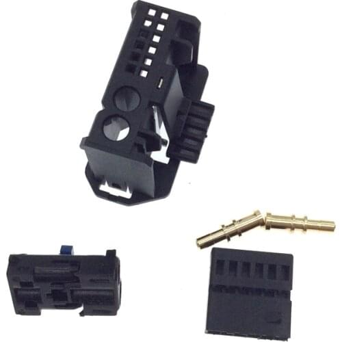 12pin terminal for BMW full LCD instrument adapter plug shell ASD power amplifier fiber plug shell for TOPHIFI fiber connector