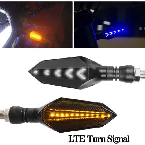 FOR SUZUKI GSR600 GSR750 GSX1400 GSF650 2pcs 12V LED Motorcycle Turn Signal Lights Bendable Flashing Motorbike Indicator Blinker