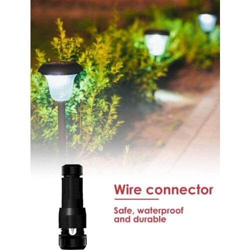 20/40PCS Landscape Lights Wire Connector Garden Lighting Fast Wire Connector Lamp Waterproof Lighting LED Light Path Spotlights