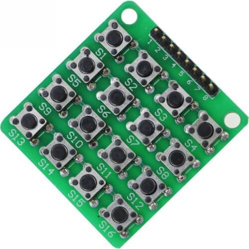 4x4 Matrix 16 Keypad Keyboard Module 16 Button Mcu for Arduino