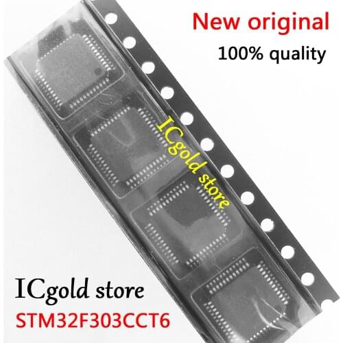 5pcs STM32F303CCT6 STM32F303 CCT6 LQFP-48