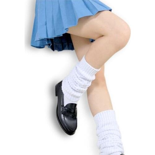 Japanese Cosplay Loose Stockings Ladies Uniform Socks Solid Color Slouch Socks for Women Overknee Socks Anime Lolita Accessories