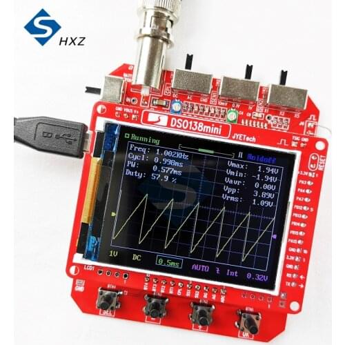 NEW DSO138mini Digital Oscilloscope Kit Pocket-size 2.4' TFT without Enclosure Electronic DIY Learning Kit Finished Product
