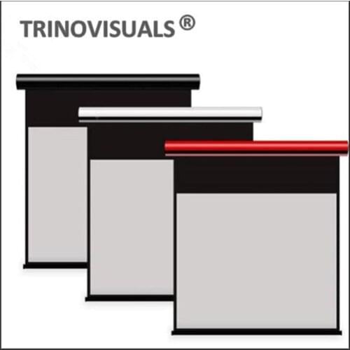 E4FYMH100,Electric Motorized Wall Mounted Projector Screen for Home,Cinema, Office,100inch 16:9, 4K Ultra HD and Active 3D Ready