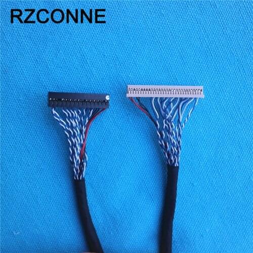 2pcs/lot LVDS Cable DF14-30P-S8 2ch 8bit 1.25 Pitch For 1280x1024 LCD Screen L170E1 ITSX94 ITSX98E