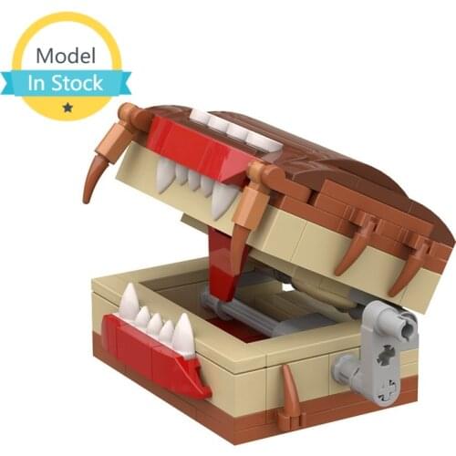 MOC Creative Monster Books Will Bite Harriss Book Building Block Model Kids Boys DIY Puzzle Game Education Children Toys Gifts