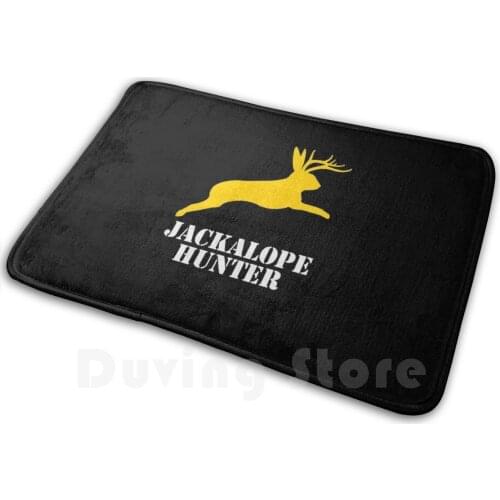 Jackalope Hunter Carpet Mat Rug Cushion Soft Non - Slip Jackalope Antlers Rabbit Animal Fantasy Myth Hare Creature