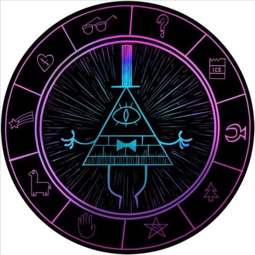 Circular Simple Carpet Taiji Geometric Magic Array Living Room Decorative Floor Mat Anti Slip Entrance Porch Large Rugs