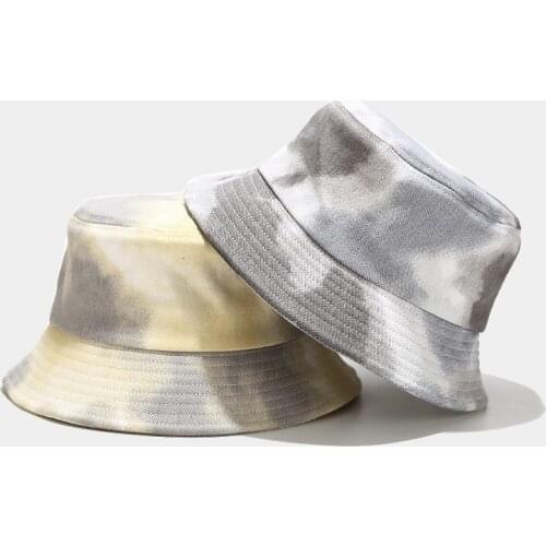 LDSLYJR Cotton Color print Bucket Hat Fisherman Hat outdoor travel hat Sun Cap hats for Men and Women 260