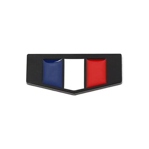 Metal French Flag Car Fender Rear Emblem Badge Decal Sticker for auto accessories X1