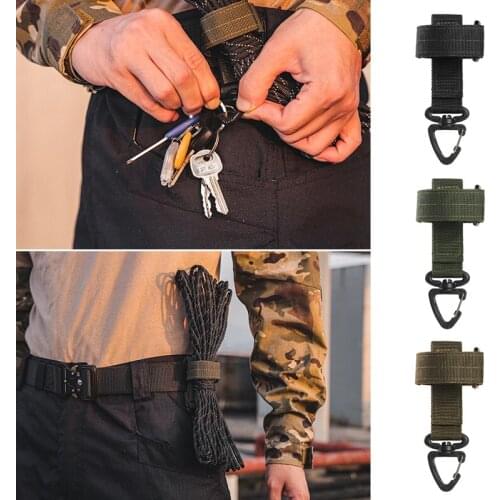 Multi-purpose Glove Hook Military Fan Outdoor Tactical Gloves Climbing Rope Storage Buckle Adjust Camping Glove Hanging Buckle