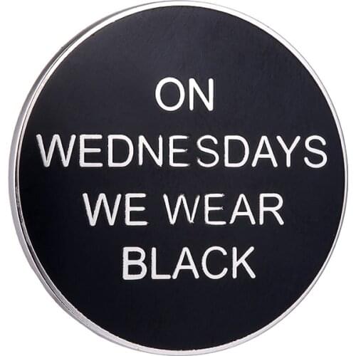 Wednesday Addams lapel pin cool Halloween gift