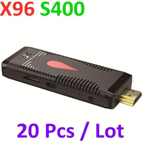 20 Pcs X96 S400 TV Stick Android 10.0 TV Box X96S400 Media Player 4K Dongle Set Top Box Lot