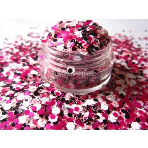 Solvent Resistant Glitter Mix Nail Art Glitter