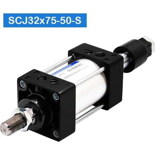 High Quality SCJ32X75-50-S SC Pneumatic Cylinder Adjustable Stroke Cylinder SCJ32 with magnetic