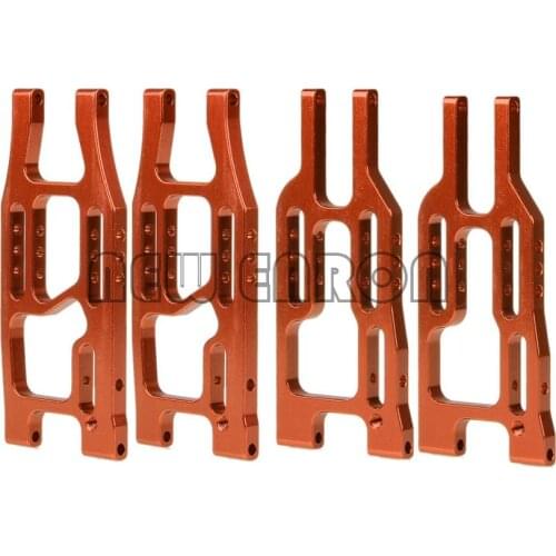 #101213 2Pc/4Pc Aluminum Front Or Rear Lower Suspension Arm Set For RC Racing Model Car HPI 1/10 Truck Bullet ST MT 3.0 Flux