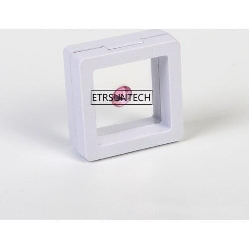 200pcs 5*5cm Floating Suspended Display Case Coins Gems Artefacts Jewellery Stand Holder Storage Box