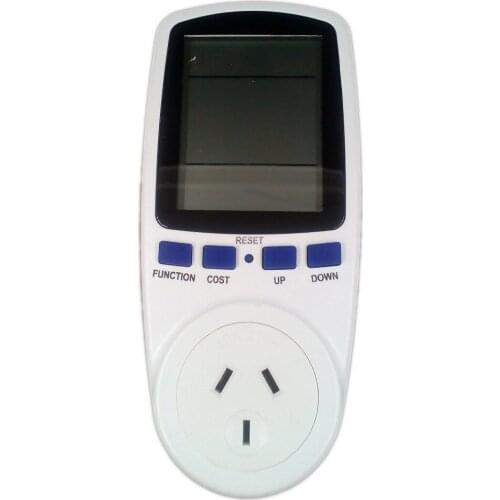 5PCS EU UK US AU Plug Power Energy Watt Voltage Amps Tester Meter Analyzer Power Electricity Usage Monitor Tool Drop shipping