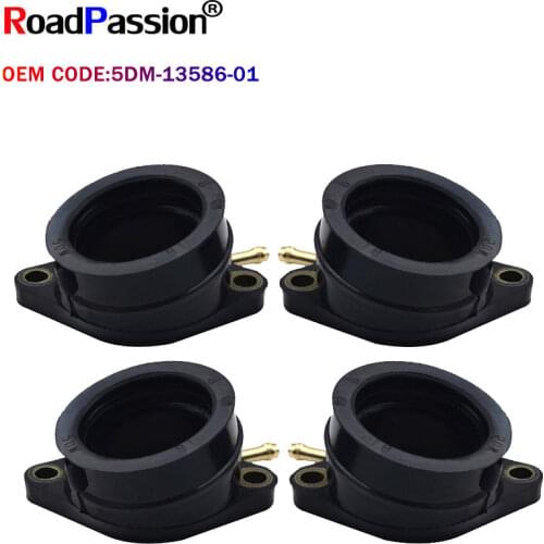 4pcs Road Passion Motorcycle Motobike Accessories Durable Carburetor Interface For YAMAHA FZS600 FAZER 5DM 5DM-13586-01 FZS 600