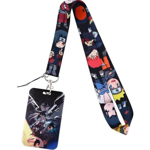 ER461 Anime Cool Boy Key Chain Lanyard For ID Card Gym Mobile Phone Straps USB Badge Holder DIY Hang Rope For Fan Child