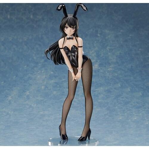 40cm New Body Rascal Does Not Dream of Bunny Girl Senpai Sakurajima Mai Sexy Girl Anime PVC Action Figures Toy Anime Figure