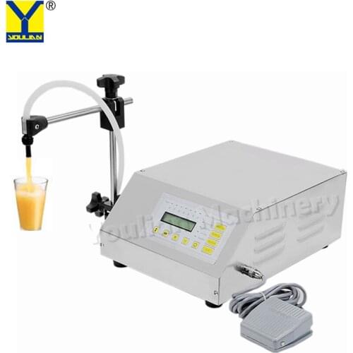 GFK-160 Semi Automatic 2-3500ml Digital Control Water Juice Milk Filler Liquid Bottle Filling Machine