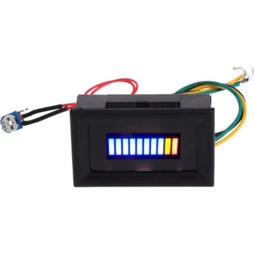 12V Unversal Motorcycle Car Oil scale meter LED Oil Fuel level Gauge Indicator for car accessories