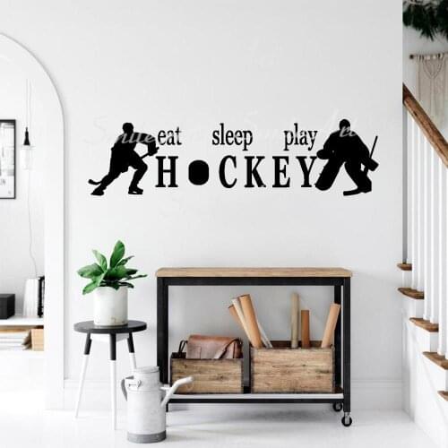 Creative Hockey Home Decor Modern Acrylic Decoration Living Room Bedroom Wall Decoration Murals