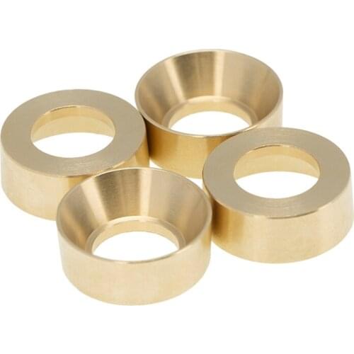 Brass Heavy Duty Wheel Hub Counterweight Balance Weight Upgrade Accessories for 1/24 RC Crawler Axial SCX24 90081