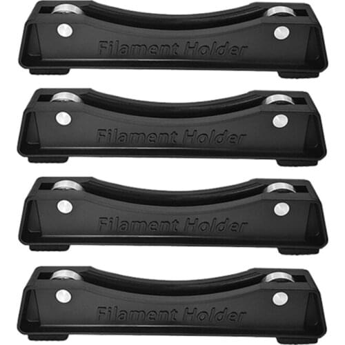 Tabletop Filament Spool Holder Material Shelves Supplies Fixed Seat for ABS PLA 3D Printing Material Rack Tray Black