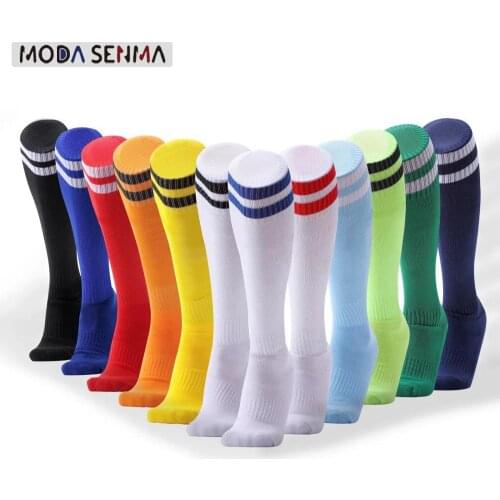 Football Socks Non-Slip Long Tube Over The Knee Socks New Striped Basketball Socks Outdoor Fitness Sports Socks
